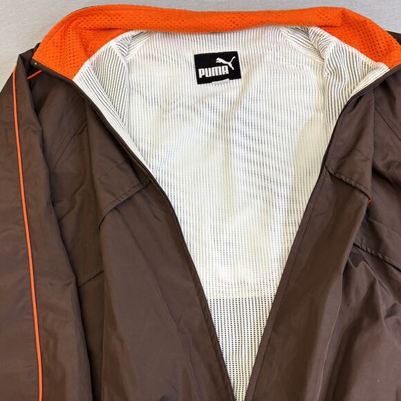 Vtg Cleveland Browns Jacket Mens XL Mesh Lined NFL Football Sportswear Puma Coat - Picture 4 of 9